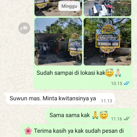 Pengiriman Papan Bunga Duka Gununglarang Salem